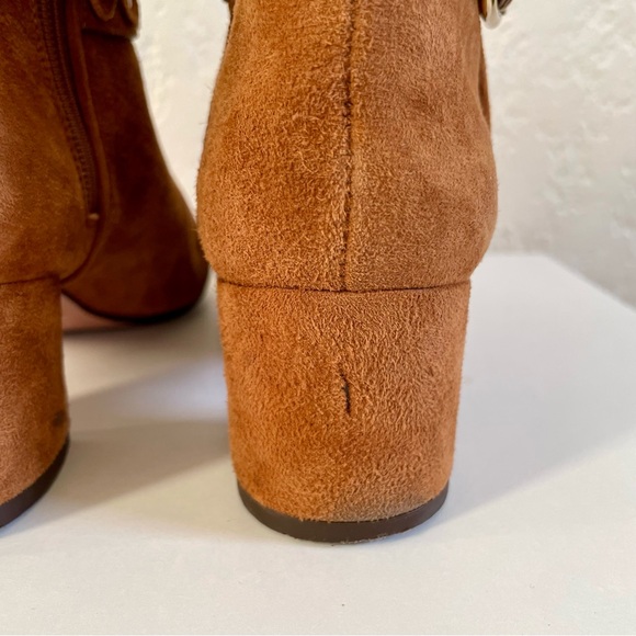 Aquazzura “Boheme” Studded Suede Boots – Tan, Size 36.5 – Made in Italy - Picture 8 of 12